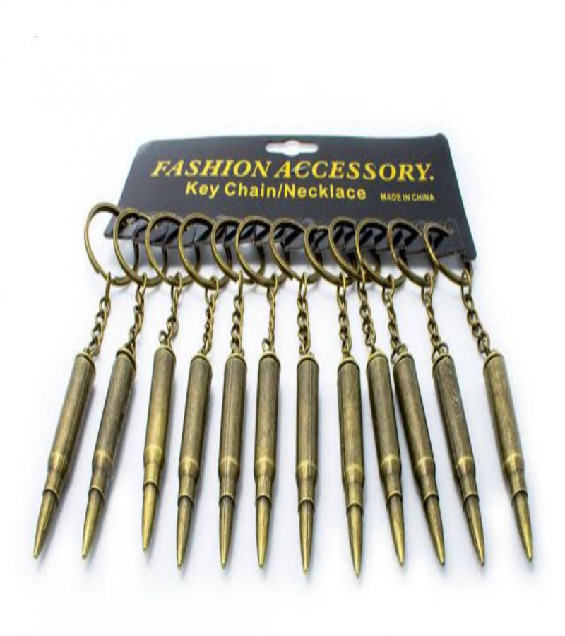 1pc  Keyring Car keydhain metal bullet design key chains