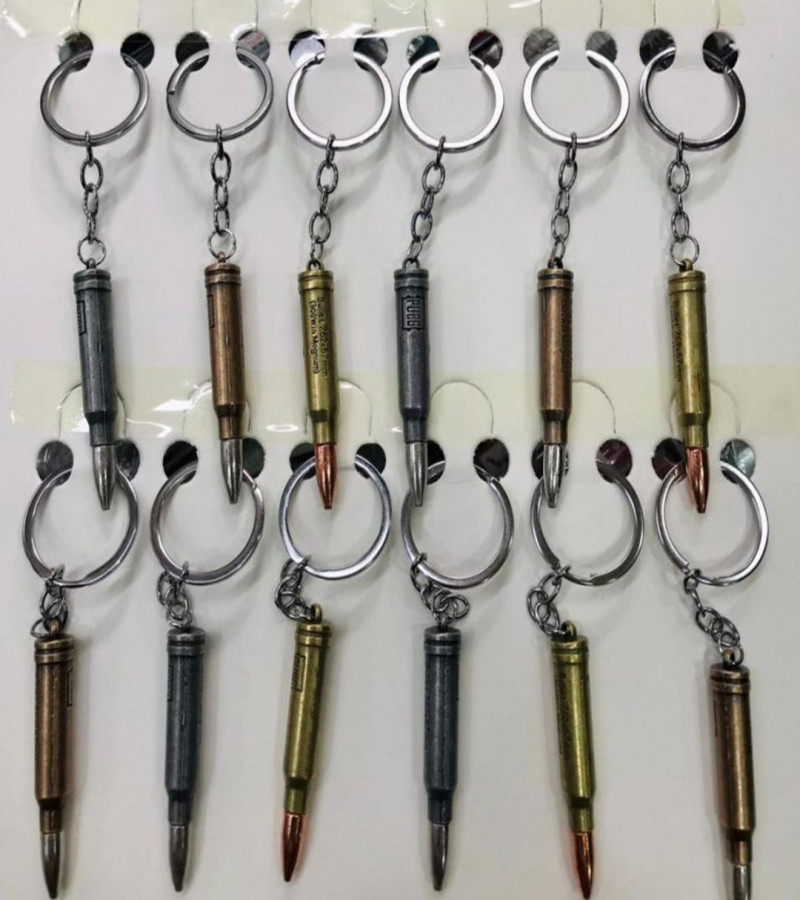 1pc  Keyring Car keydhain metal bullet design key chains