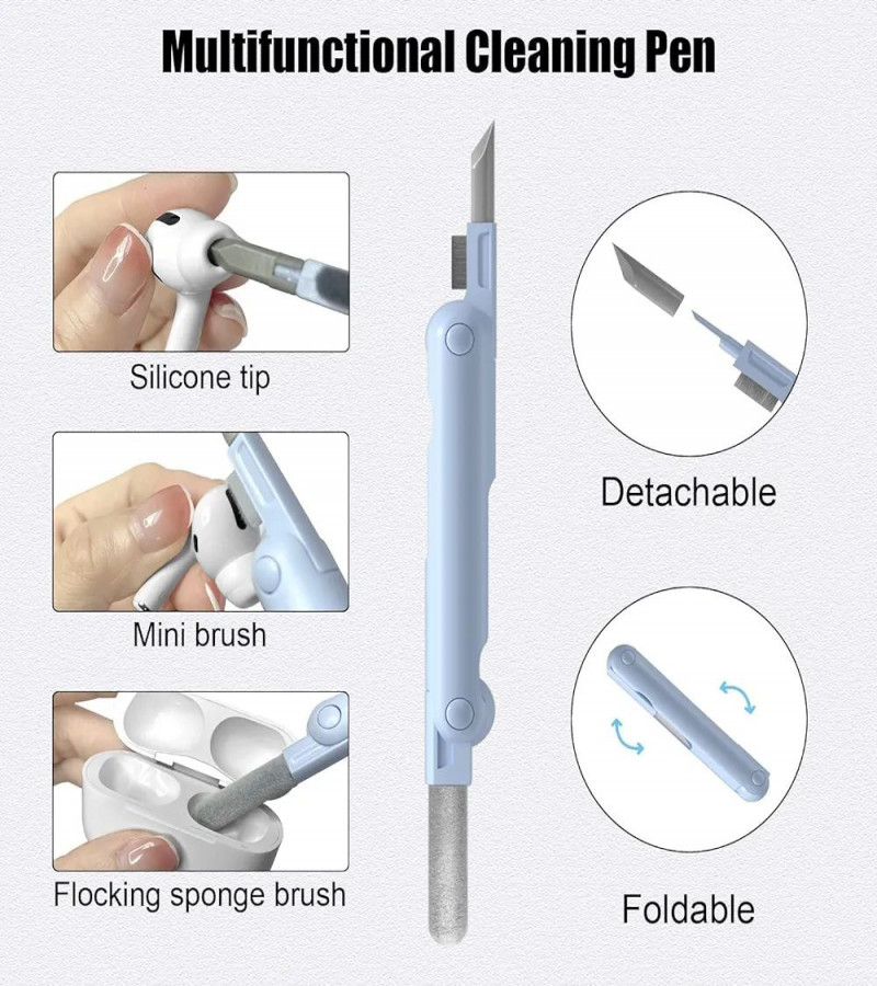 7HOT DEAL NO1.7 in 1 Electronic Cleaner kit, Cleaning Kit for Monitor Keyboard Airpods MacBook iPad iPhone iPod