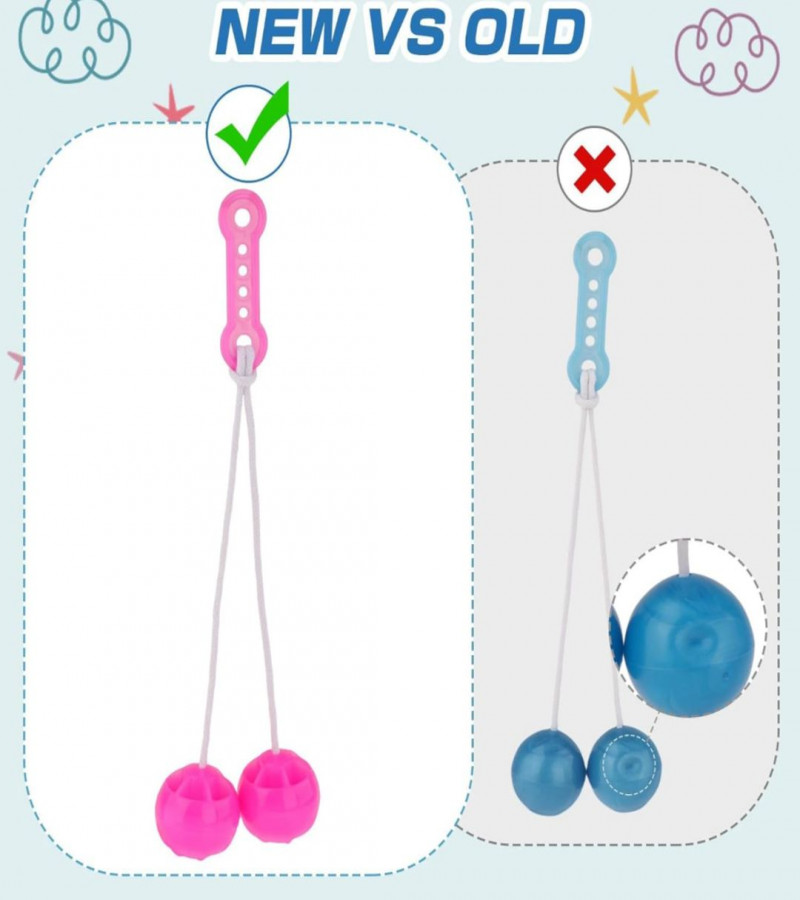 BIG Lato Lato toy piece MagiDeal Swinging Ball Toys Clackers Balls on A String Hands on Abilities Sensory Toy Novelty for Goodie Bag Toys