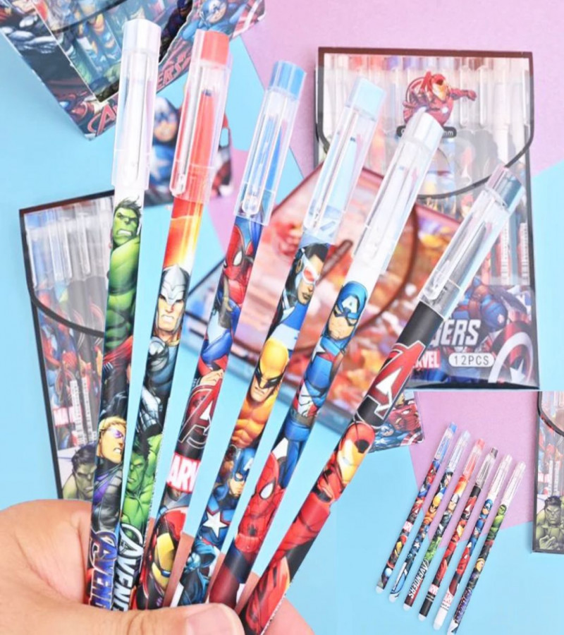 Cartoon Animals Erasable Pen 0.5 mm Refill Rods Cute Pens Kawaii Ballpoint pen For School Writing Washable Handle
