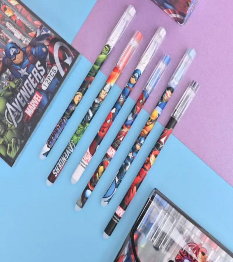 Cartoon Animals Erasable Pen 0.5 mm Refill Rods Cute Pens Kawaii Ballpoint pen For School Writing Washable Handle