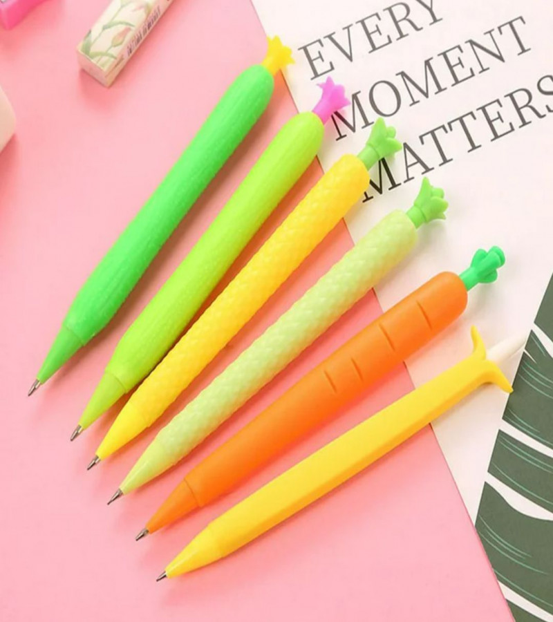 cute vegetable pencil Cute Kawaii Cartoon Cactus Press Automatic Mechanical Pencil School Office Supply Student Stationery Gift