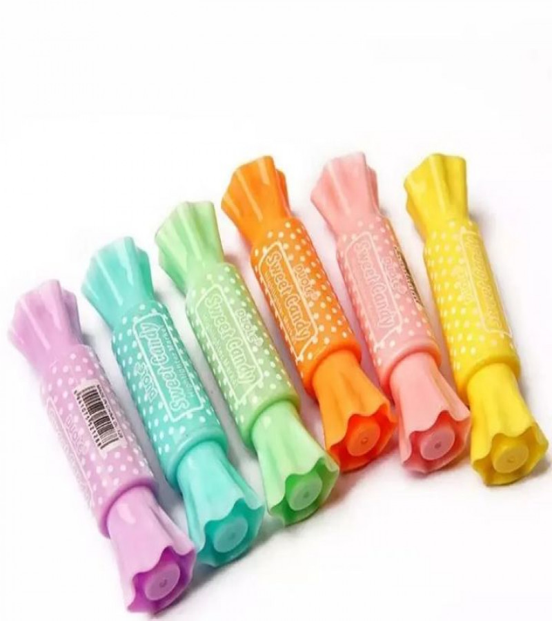 HIT DEALS NO1.1pc Candy Shaped2 in1 Highlighter marker With Dual Tip - 1 highlighter only 99