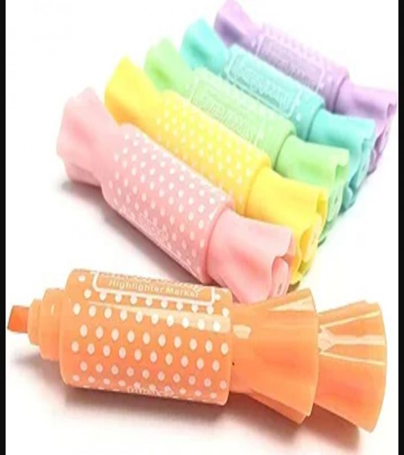 HIT DEALS NO1.1pc Candy Shaped2 in1 Highlighter marker With Dual Tip - 1 highlighter only 99