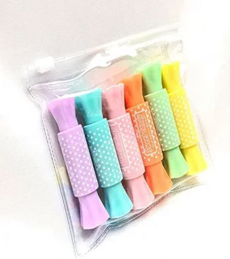 HIT DEALS NO1.1pc Candy Shaped2 in1 Highlighter marker With Dual Tip - 1 highlighter only 99