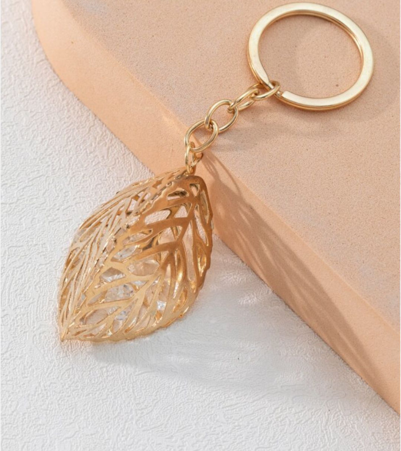 HOT DEAL NO 1  1pc Unique Handbag Key Bags Cars Pendant Keyring Chic Hollow-out Leaf Jewelry Creative Purse Accessories Shape Sparkling Metal Keychain