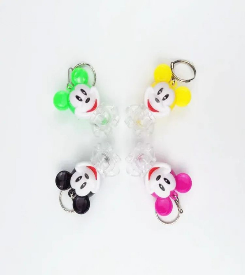 HOT DEAL NO 1. 1pcs LED flash Mickey mouse plush Keychain Creative Cartoon Light bag Pendant souvenir Gift children toyONLY IN (99)