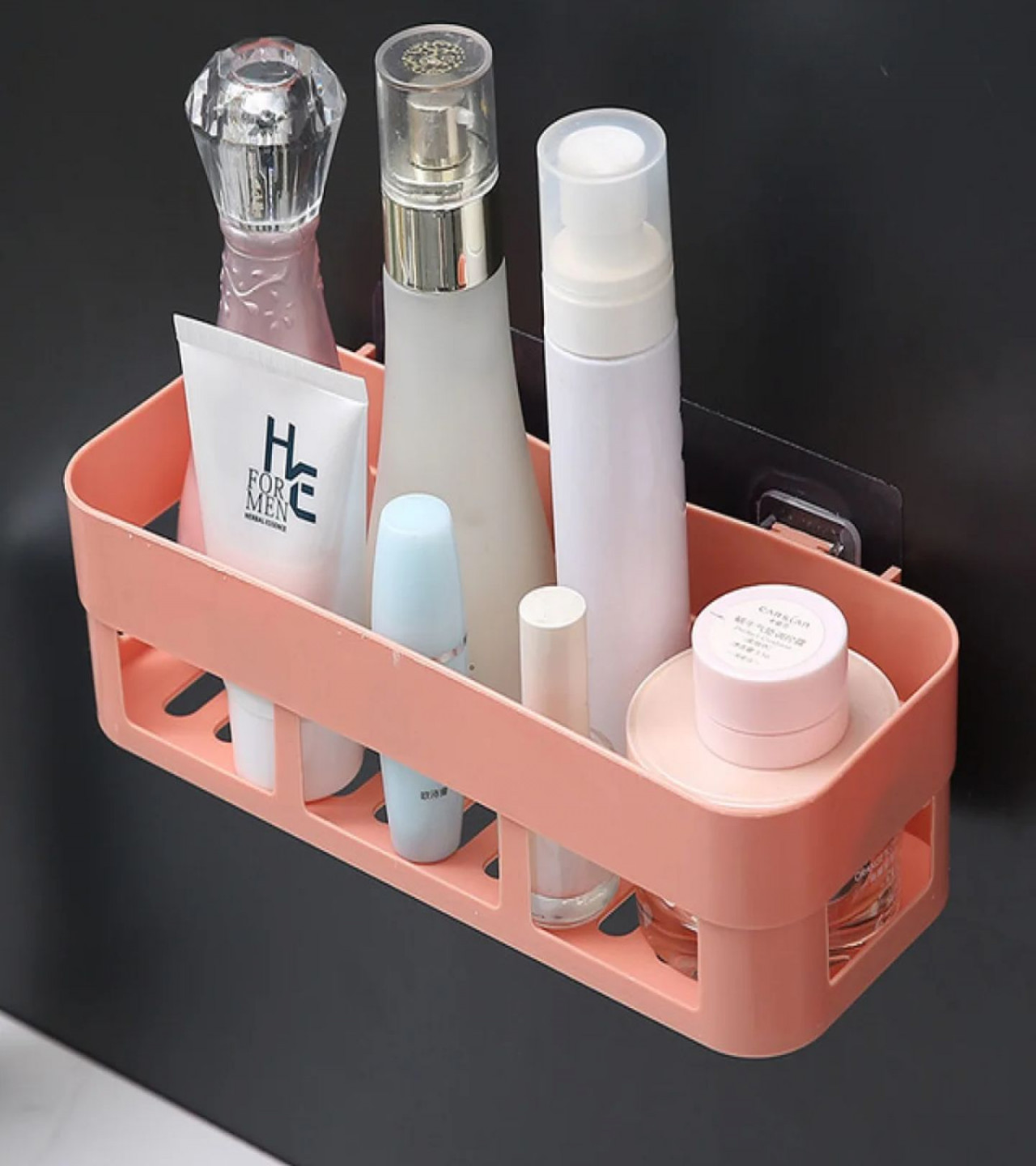 HOT DEAL NO 1 . Bathroom Storage Rectangular Rack Organizer No Drill for Shower Soap Shampoo Holder Toilet Accessories