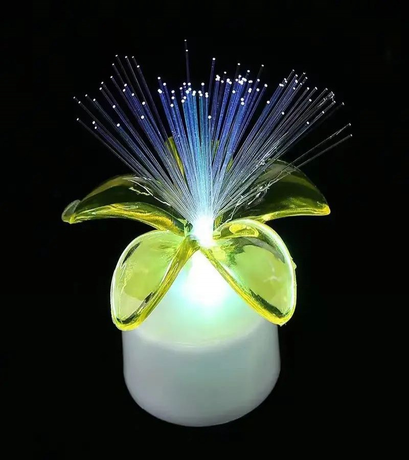 HOT DEAL NO 1. Color Changing LED Fiber Optic Night Light Lamp Battery Powered Small Light 1PCS ONLY IN (299)