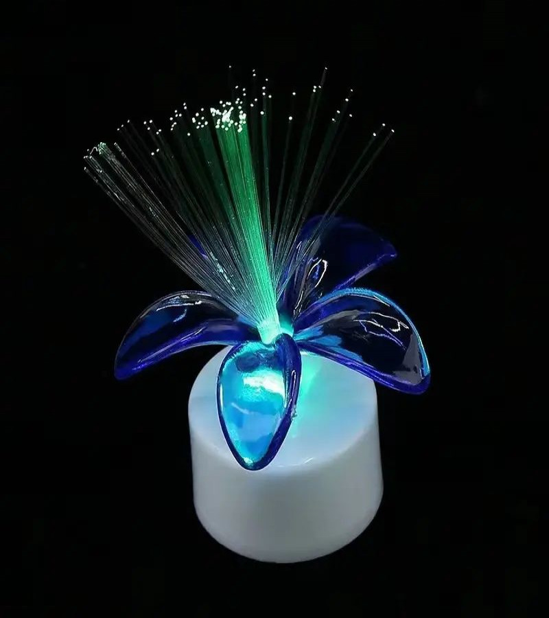 HOT DEAL NO 1. Color Changing LED Fiber Optic Night Light Lamp Battery Powered Small Light 1PCS ONLY IN (299)