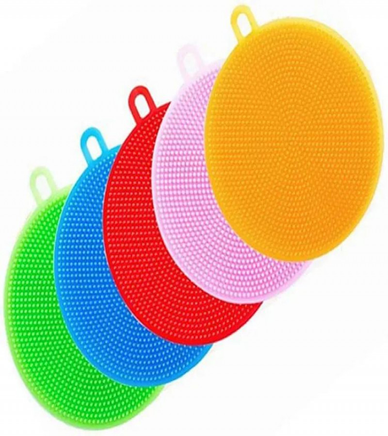 HOT DEAL NO 1 . Kitchen Silicone Dishwash Brush Cleaning BrushEACH PCS ONLY IN (99)