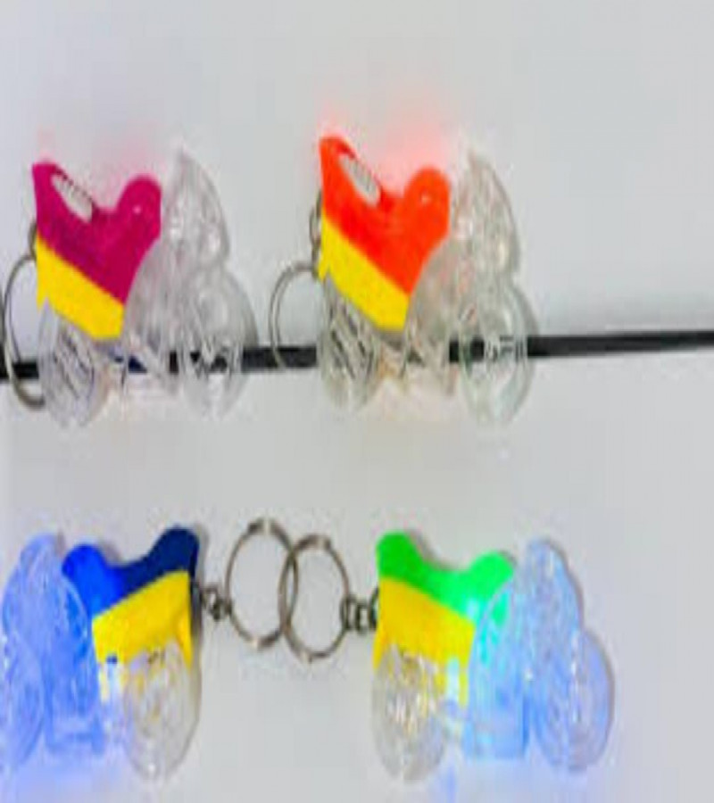 HOT DEAL NO 1. LED BIKE Keychain Flash Keychain Flashlight Keychain Kids Toy Birthday Gift (Random Color)EACH ONLY IN (99)