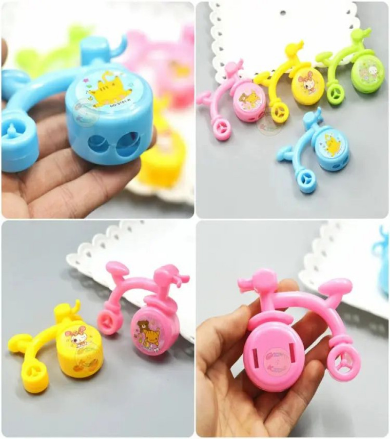 HOT DEAL NO 1. Pack Of 1 Cute And Fancy Cycle Sharpener For Boys And GirlsEACH ONLY IN (119)