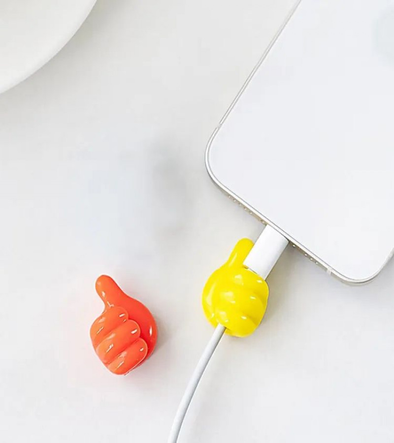 hot deal no 1 Pack of 10 Thumb Hook Creative Cute Data Cable Wire Storage Fixed Cable Organizer No Trace Sticky Hook
