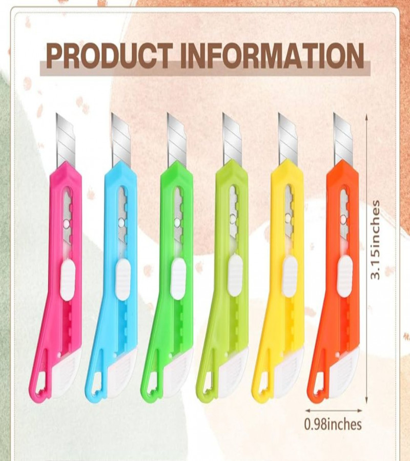 HOT DEAL NO 1 Portable Mini Utility Knives Random Color Express Unpacking Envelope Office Paper Cutter Knife Utility Knife Stationery Cutting ONLY 89