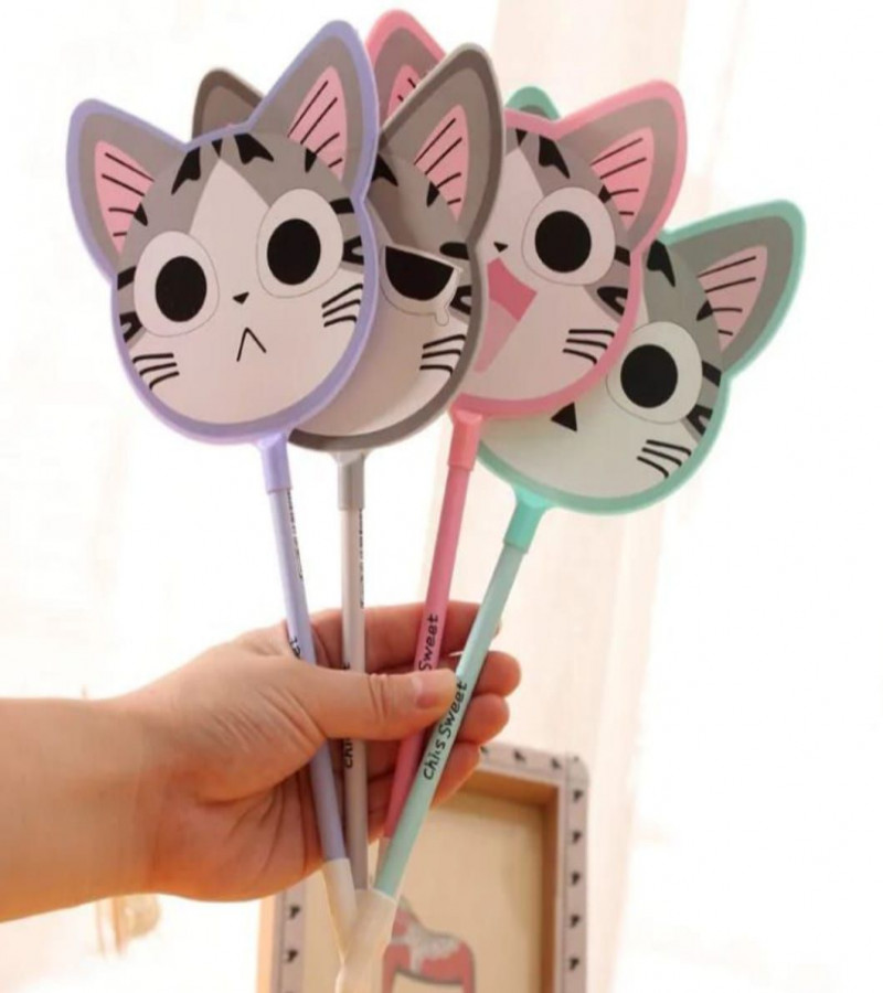 HOT DEAL NO1. 1PC Cute Cat Fan Gel Pen Stationery Cute Creative Sign Pen Student Prizes Wholesale Cute StationaryONLY 99