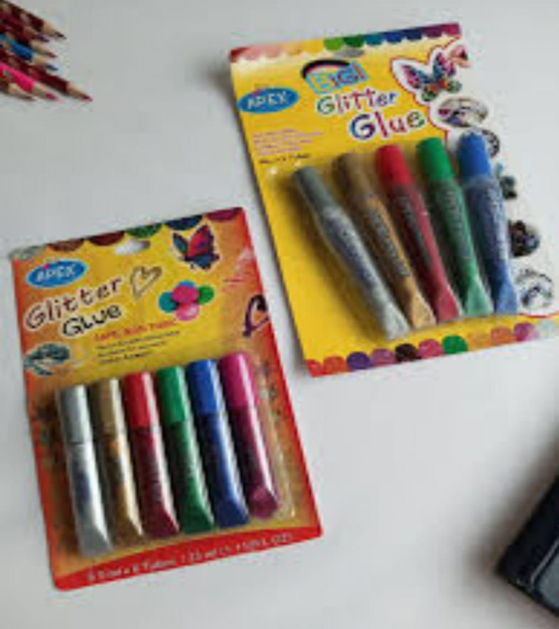 HOT DEAL NO1. Glitter Differents colour glueEACH PACK ONLY IN (249)