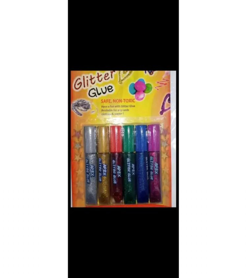 HOT DEAL NO1. Glitter Differents colour glueEACH PACK ONLY IN (249)