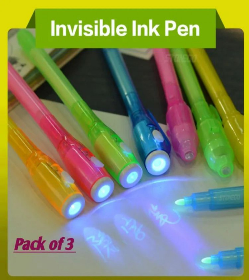 HOT DEAL NO1. INVISIBLE INk WRITING PEN-Magic Pen EACH ONLY IN (89) PACK OF 3 ONLY IN (159)