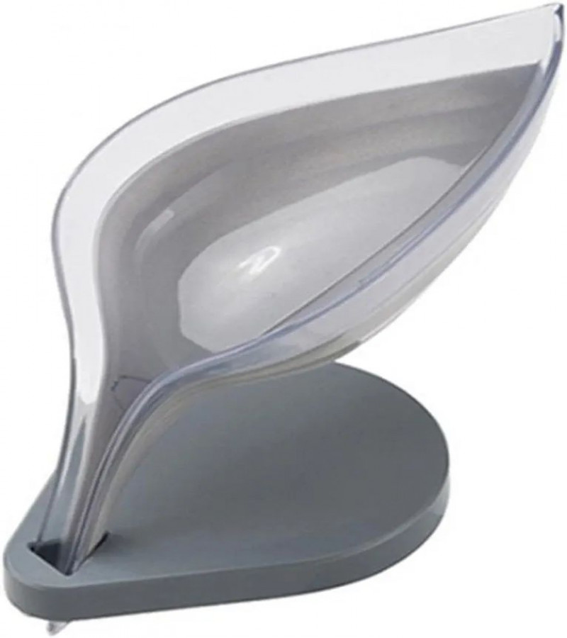 HOT DEAL NO1.1PC Soap Box Bathroom Soap Holder Leaf Shape Soap Box Kitchen Dish Storage Box Non-Slip Drain Soap Storage Case Container