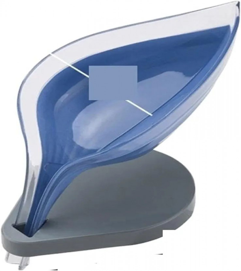 HOT DEAL NO1.1PC Soap Box Bathroom Soap Holder Leaf Shape Soap Box Kitchen Dish Storage Box Non-Slip Drain Soap Storage Case Container