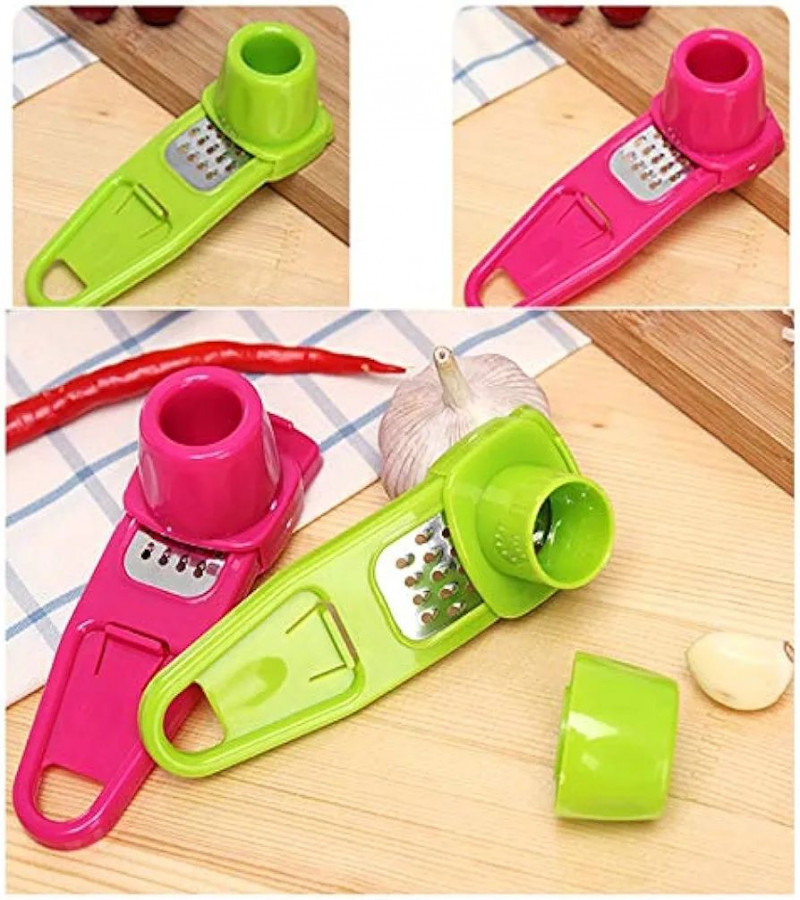 HOT DEAL NO1.Candy Color Kitchen Accessories Plastic Ginger Garlic Grinding Tool Magic Silicone Peeler Slicer Cutter Grater Planer