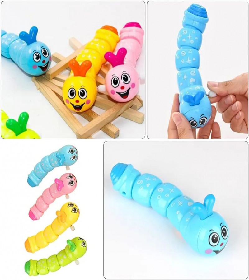 HOT DEAL NO1.Caterpillar Wind Up Toys,1PCS Animals Swing Clockwork Classic Educational Wind-Up Toys Crawling Toy Box