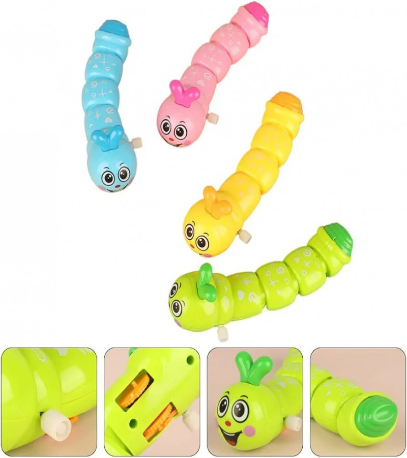 HOT DEAL NO1.Caterpillar Wind Up Toys,1PCS Animals Swing Clockwork Classic Educational Wind-Up Toys Crawling Toy Box