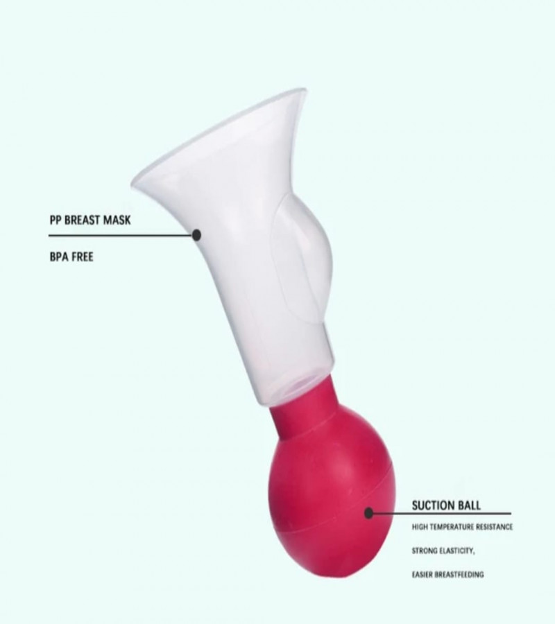 HOT DEAL NO1.Comfortable Manual Breast Reliever Pump with Milk Container Red Color only 249