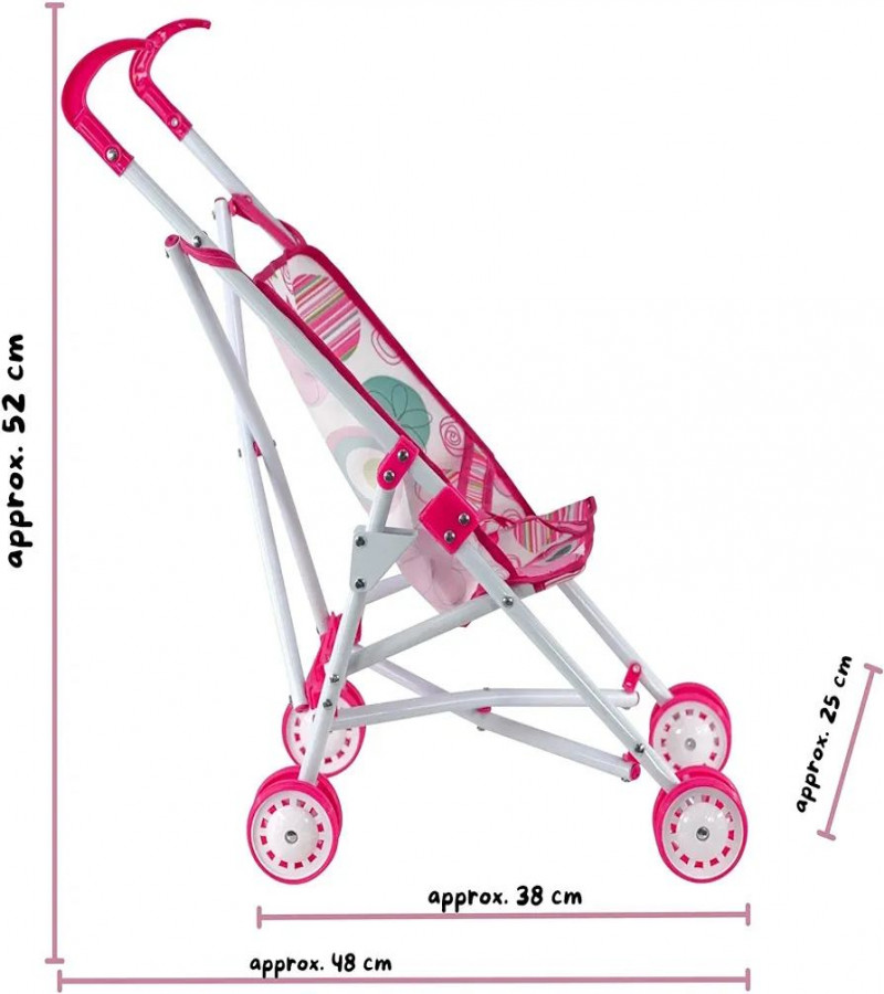 HOT DEAL NO1.Dibi Doll Foldable Stroller Buggy Jogger Baby Doll Pram Dolls Accessories Pushchair for Dolls Toy ONLY 899