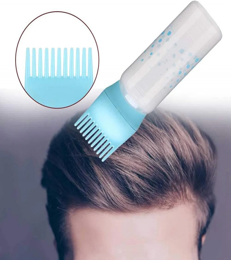 HOT DEAL NO1.Hair Dye Bottle, Dyestuff Applicator Colorful Dry Cleaning Shampoo Coloring Bottle Hair with Comb only 239
