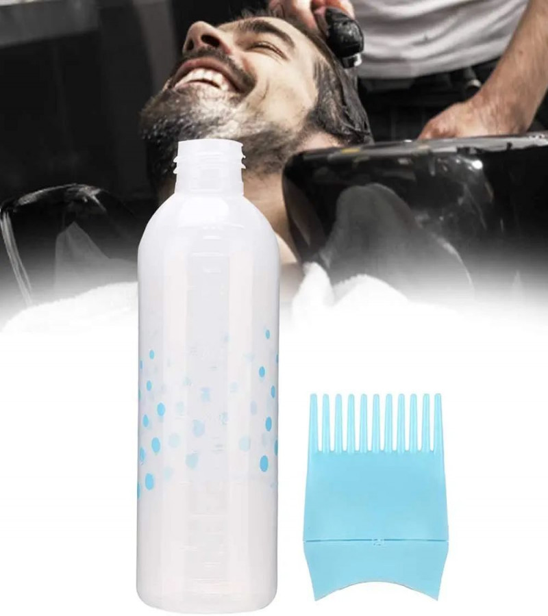 HOT DEAL NO1.Hair Dye Bottle, Dyestuff Applicator Colorful Dry Cleaning Shampoo Coloring Bottle Hair with Comb only 239