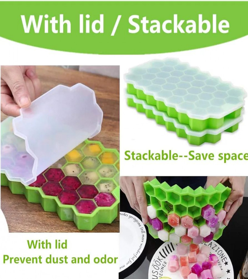 HOT DEAL NO1.Ice Cubes Silicone 1Pack,Silicone Mini Ice Cube Trays, Flexible 74-Ice Trays Ice TraysFor Freezer (1Pack) only 449
