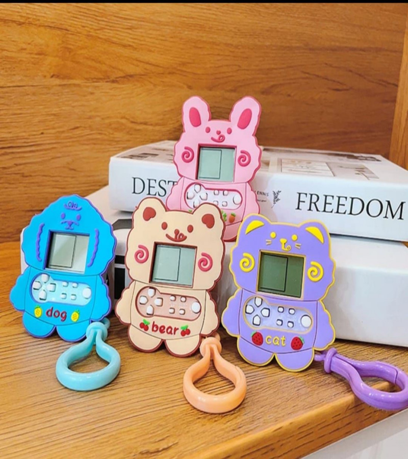 HOT DEAL NO1.Key Chain Creative Keychain Little Lion Cartoon Game Console Bag Pendant only 399