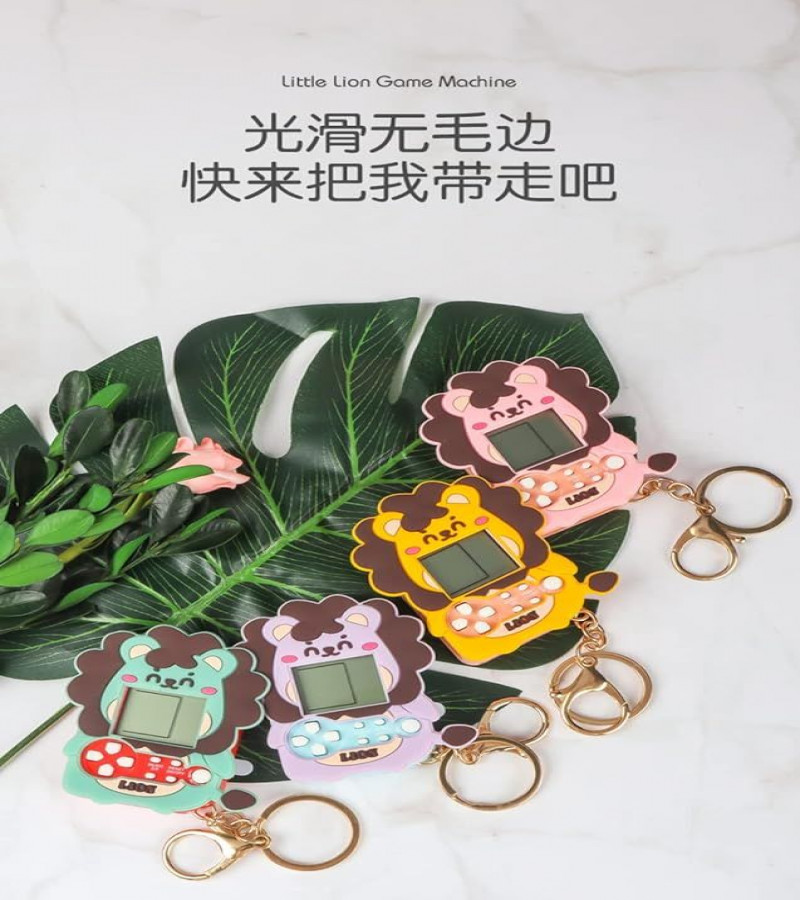 HOT DEAL NO1.Key Chain Creative Keychain Little Lion Cartoon Game Console Bag Pendant only 399