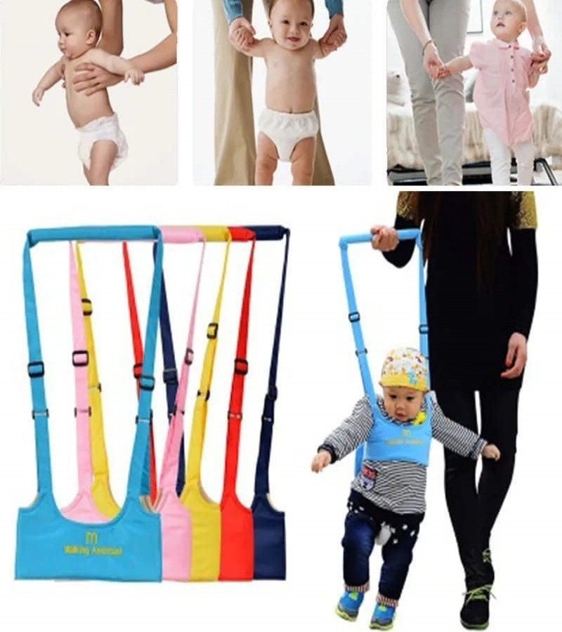 HOT DEAL NO1.Khuinen Handheld Baby Walking Harness Baby Walker, Adjustable Handheld Standing Up and Walking Kids Walker