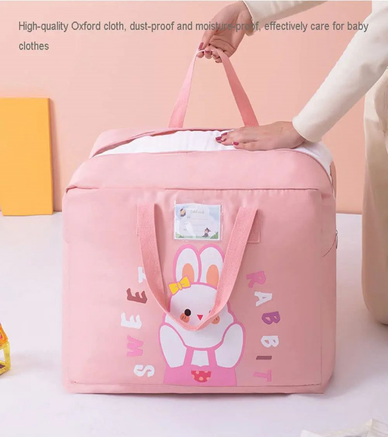 HOT DEAL NO1.Kindergarten Quilt Storage Bag,portable Moving Packing Large Storage Bag,Fabric Clothes Thick Ultra Size Under Bed Storage
