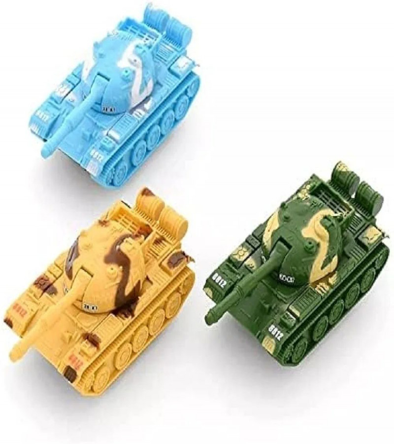 HOT DEAL NO1.Military Army Fighter Tank Unbreakable Friction Push and Go Toy for Kids, Battlefield Combat Vehicles