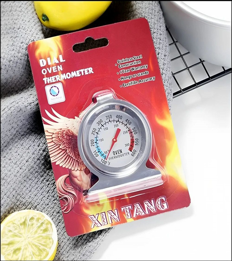 HOT DEAL NO1.Oven Thermometer With Instant Read,2-Inch Stainless Steel Grill Thermometer(Pack of 1) only 599