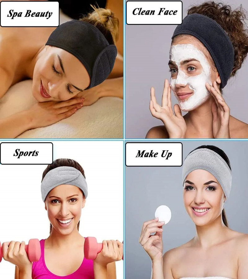 HOT DEAL NO.1Pack Spa Facial Headbands, Make up Cloth Hair Band, Makeup Hair Band, Makeup Wrap Headband