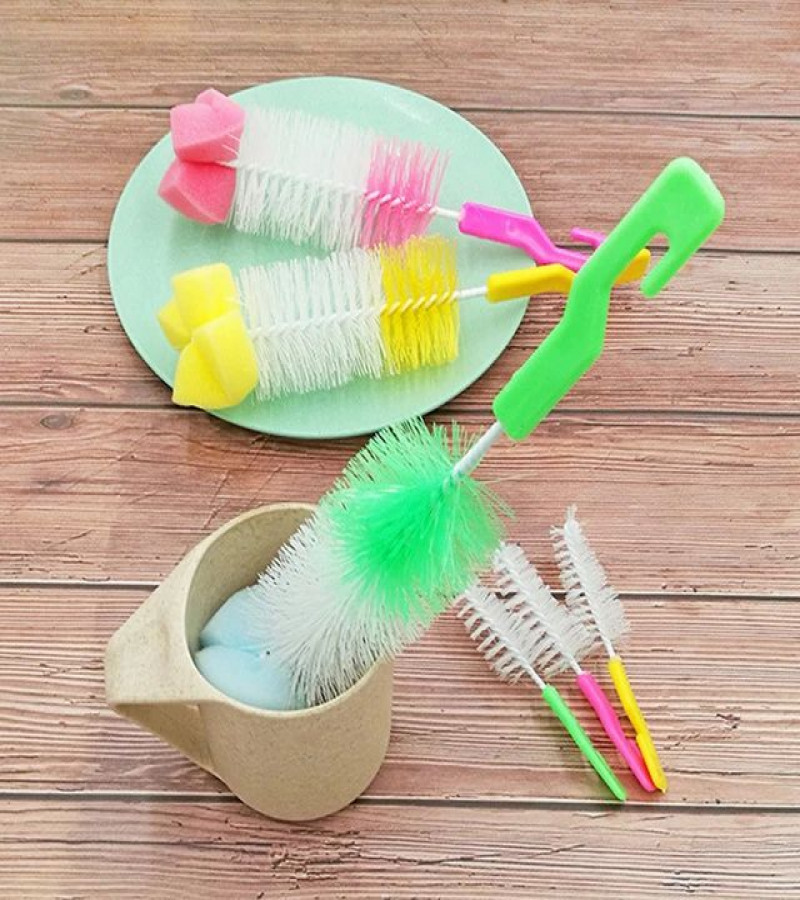 HOT DEAL NO1.Plastic Household Coffee Bottle Cup Nipple Cleaning Brush Cleaner 2 in 1 only 149