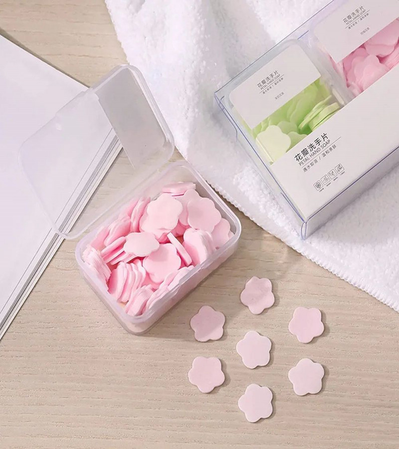 HOT DEAL NO1.Portable Disposable Soap Sheet Soap Paper Travel one Boxes Of Soap