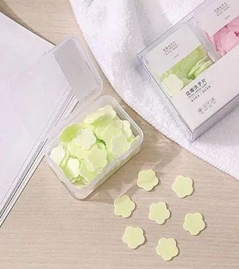 HOT DEAL NO1.Portable Disposable Soap Sheet Soap Paper Travel one Boxes Of Soap