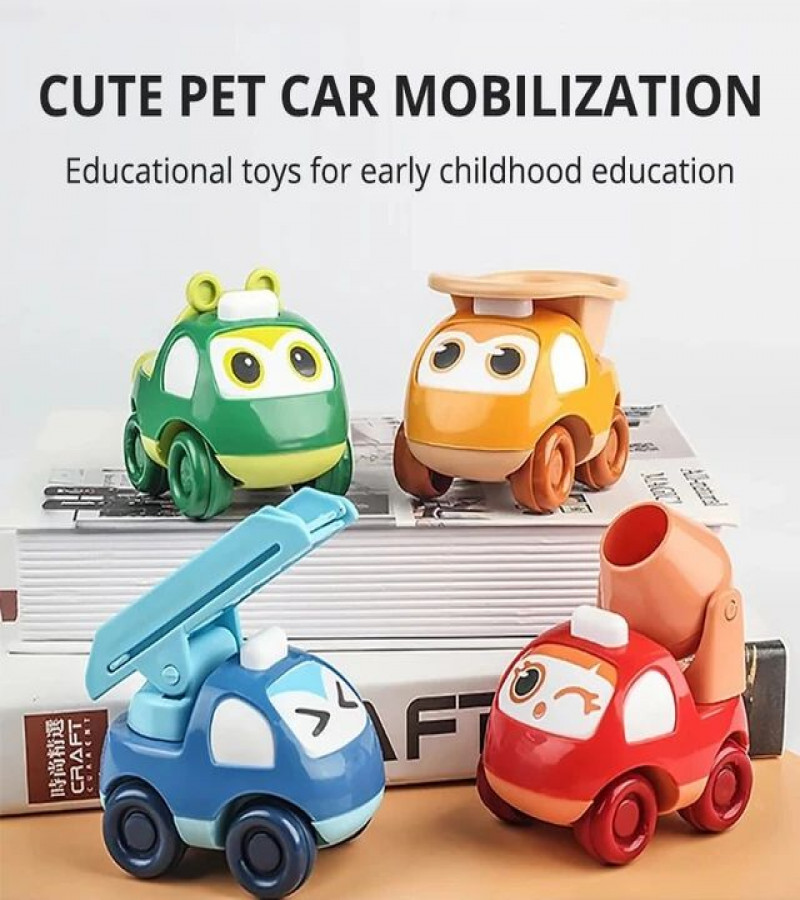 HOT DEAL NO1.Random 1PCs Cartoon Engineering Vehicles with Inertia Sliding Battery-Free Fun Toy Perfect Gift for Baby Girls and Boysonly 399