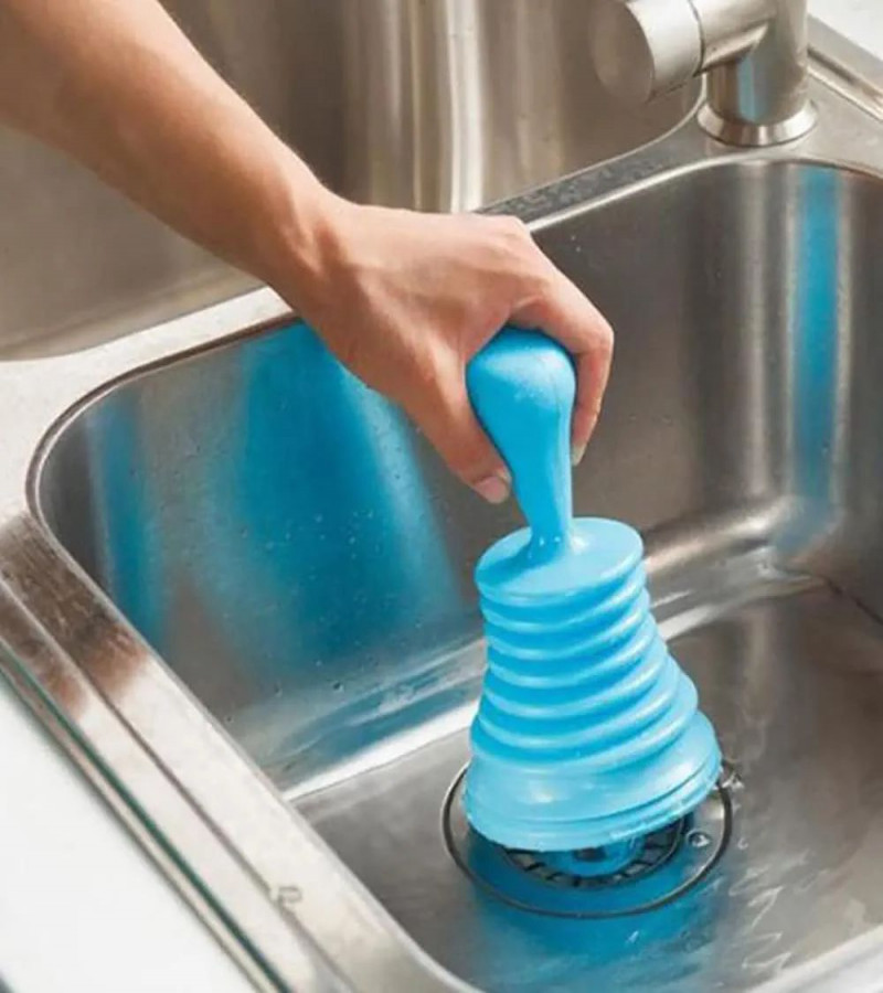 HOT DEAL NO1.Toilet Bathroom Kitchen Drain Sink Plunger Unblocker Dredging Pipe-Cleaner Rubber Household Bathroom Accessories.(Random Color only 299)
