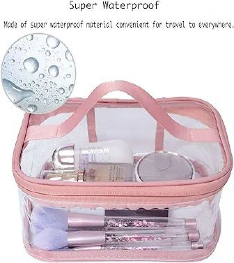 HOT DEAL NO1.Toiletry Bag Makeup Cosmetic Clear Bag Portable Waterproof Transparent Travel Storage only 199