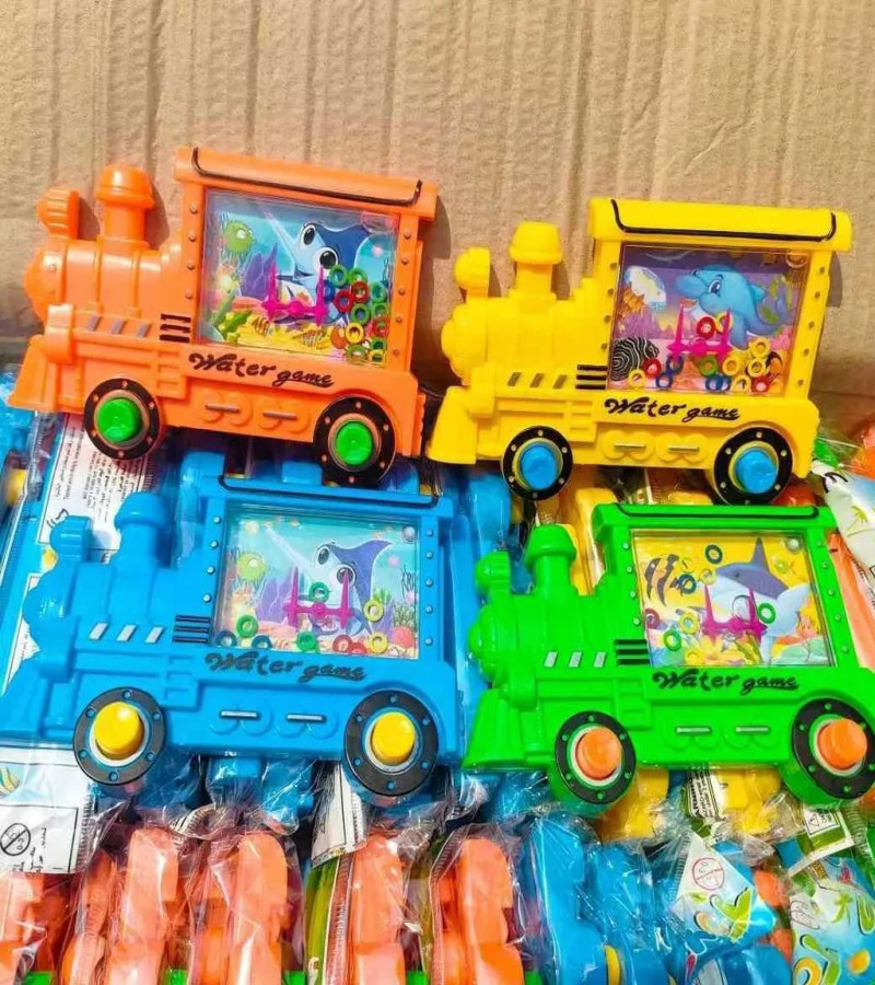 HOT DEAL NO1.Train Shape Water Ring Toss Handheld Game Toy only 199