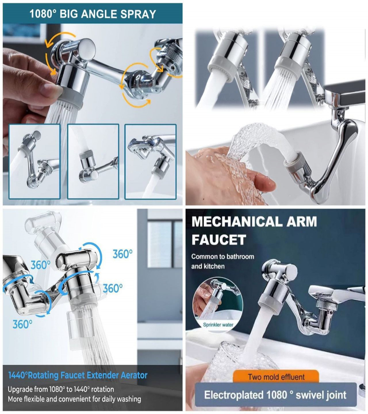 HOT DEAL NO1.Universal Rotating FaucetEACH ONLY IN (499)