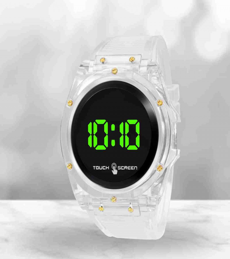 HOT DEAL NO1.Wristband Watch High Accuracy Watch Colorful Adjustable Led Digital Watch High Accuracy Touch Screen Lightweight Unisexonly 699